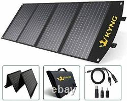 KYNG Solar Generator 500W Lithium Battery 120W Solar Panel 1000W Bundle