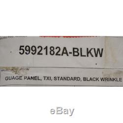Malibu Boat Blank Gauge Panel 5992182A 17 3/4 x 6 Inch Black Aluminum