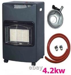 NEW CALOR 4.2kw PORTABLE HEATER FREE STANDING HEATING CABINET BUTANE GAS HEATERS