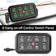 Newest 8 Gang Car On-Off Control Switch Panel withAdjustable Bracket Pickup Rv SUV