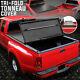 No Drill Tonneau Cargo Cover For 5ft 2015-2019 Chevy GMC Soft Tri-Folding Rear