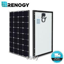 Open Box Renogy Eclipse 100W Watts Mono Solar Panel 12V PV Power Trailor Marine
