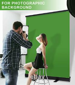 Photography Green Screen Backdrop 5 x 6.6 ft Collapsible Panel Background Kit