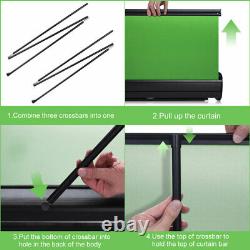 Photography Green Screen Backdrop 5 x 6.6 ft Collapsible Panel Background Kit