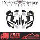 Poison Spyder Vented Front Inner Fender Kit Coilovers Black For 07-18 Jeep JK