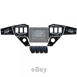 Polaris RZR XP1000 Black 6 Piece CNC GPS Dash Panel Billet Aluminum S900 UTV 1k