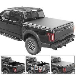 Polymer Pro Tri-Folding Tonneau Cover For 5FT 14-18 Nissan Frontier Bed No Drill