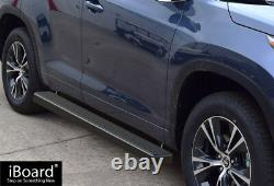 Premium 5 Black iBoard Side Steps Fit 08-19 Toyota Highlander