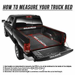 Pro Upper Lock Tonneau Cover For 5FT 60'' Nissan Frontier Bed Styleside No Drill