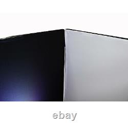 ProX XF-4X3048B Black Aluminum 4 Panel Scrim DJ Facade w White Shelves & Bag