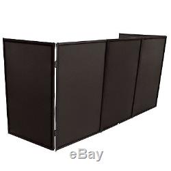 ProX XF-5X3048B Black Aluminum 5 Panel Scrim Facade Frontboard + Carry Bag Pack
