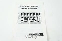RARE! Quasimidi Rave-O-Lution 309 Black Panel Edition Synthesizer Drum Machine