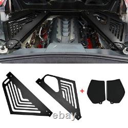 Rear Engine Bay Panel Cover Grill Aluminium Oxidation for Corvette C8 2020-2023