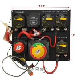 Rinker Boat Battery Switch Panel 54785 360 Aluminum Black