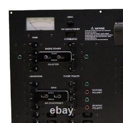 Rinker Boat Breaker Switch Panel 222469 300 Black Aluminum