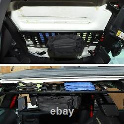 Roof Top Rack Hard Top Molle Racks Luggage Panel for 07-18 Jeep Wrangler JK 4Dr