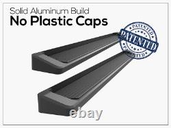 Running Board Style Side Step 6in Aluminum Black Fit Chevy Suburban 21-23