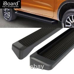 Running Board Style Step 6in Aluminum Black Fit Ford Ranger SuperCrew Cab 19-23