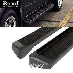 Running Board Style Step 6in Aluminum Black Fit Nissan Frontier Crew Cab 05-23
