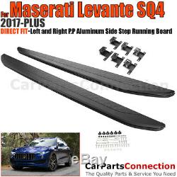 Running Boards Maserati Levante 17-19 SQ4 Rocker Side Steps Nerf Bars Left Right