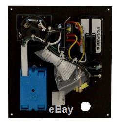 Sea Ray 1401344 Black 9 3/4 x 9 Inch Aluminum Boat 120 AC Volt Switch Panel
