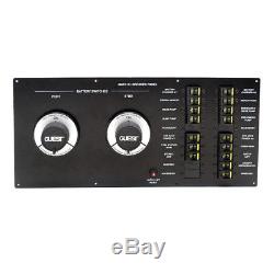 Sea Ray 2018013 Black Aluminum Boat Dc Battery Switch / Breaker Switch Panel