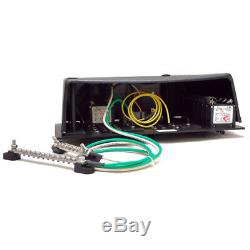 Sea Ray 2076444 Black 120 Vac Aluminum Boat Breaker Switch Panel With Volt Meter