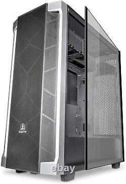 Segotep T1 E-ATX Black Full-Tower Computer PC Gaming Case Tempered Glass Panel