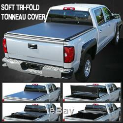 Soft Tri-Folding 60'' For 2005-2019 Nissan Frontier King Cab Tonneau Cargo Cover