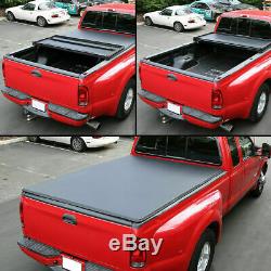 Soft Tri-Folding 60'' For 2005-2019 Nissan Frontier King Cab Tonneau Cargo Cover
