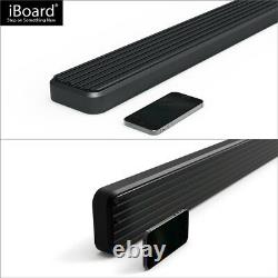 Stain Black 4 iBoard Side Step Nerf Bar Fit 10-22 Toyota 4Runner Limited