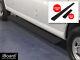 Stain Black 5 iBoard Side Step Nerf Bar Fit 03-22 Chevy Express GMC Savana