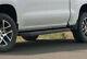 Stain Black 6 iBoard Nerf Bar Fit 19-22 Chevy Silverado GMC Sierra Crew Cab