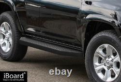 Stain Black 6 iBoard Side Step Nerf Bar Fit 14-22 Toyota 4Runner SR5 TRAIL