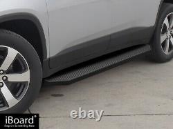 Stain Black 6 iBoard Side Step Nerf Bar Fit 18-22 Chevy Traverse