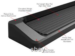 Stain Black 6 iBoard Side Step Nerf Bar Fit 99-14 Ford Econoline Full Size Van