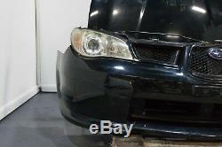 Subaru Version 9 06-07 WRX Wagon Front End Conversion Black Hawkeye Nose Cut