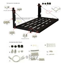 Tailgate Table Fold Down Panel Rear Storage 60x31cm For Jeep Wrangler JK 2/4Door
