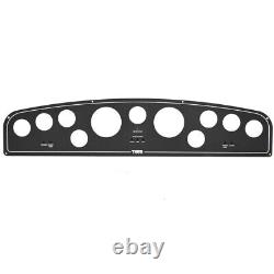 Tiara Yacht Boat Blank Gauge Panel 30 x 6 1/2 Inch Aluminum Black