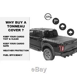 Tonneau Cover Hard Tri-Fold For 2005-2016 Nissan Frontier Pickup 5'/58.6-59.5