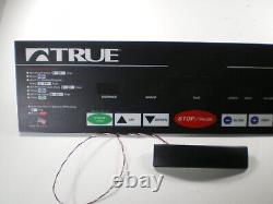 True 450 HRC Treadmill Display Console Overlay Upper Control Board Panel Black