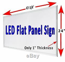 We Repair Cell Phone Tablets computer LED Flat Panel Light box sign 48x24