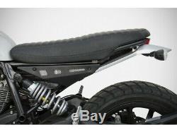 ZD782F-P2 Side Panels Zard Black Aluminum Ducati Scrambler 400/800 (15-19)