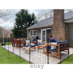 Zippity Outdoor Products Garden Fence Panel Weather Resistant Aluminum (5-pack)